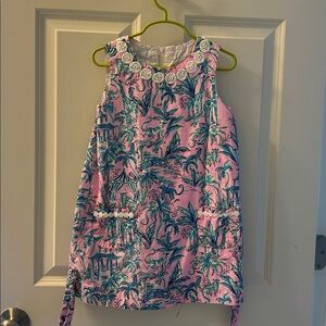 Lilly Pulitzer Pink and Green Floral Dress